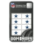 MasterPieces Officially Licensed NFL Dallas Cowboys 28 Piece Dominoes Game for Adults