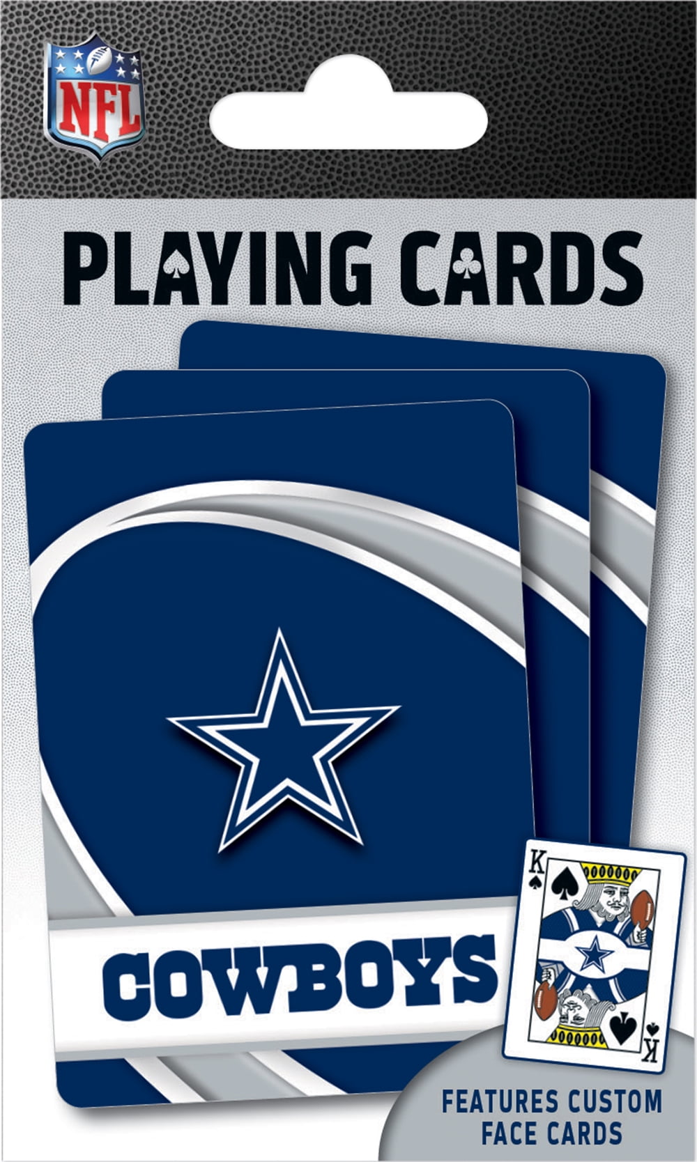 MasterPieces NFL Dallas Cowboys Licensed Playing Cards - 54 Card Deck ...