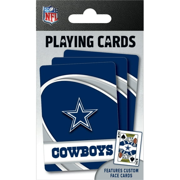 Dallas Cowboys Playing Cards - Official NFL 54 Card Deck for Adults by MasterPieces
