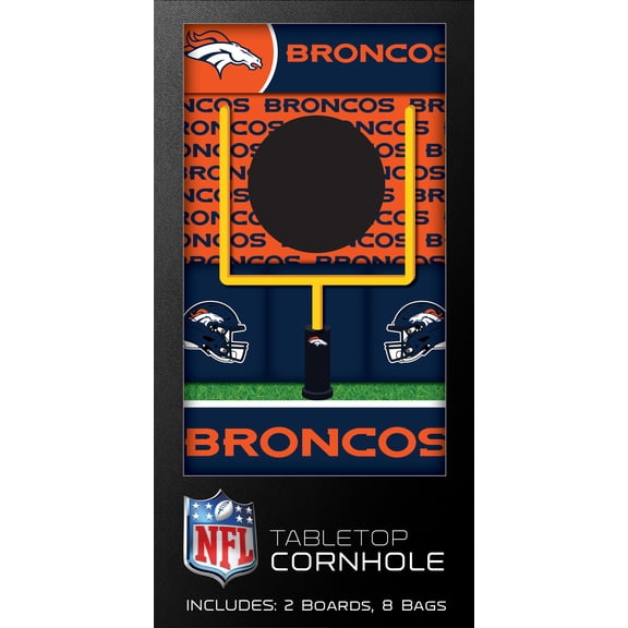 MasterPieces Officially Licensed NFL Denver Broncos Tabletop Cornhole for Adults