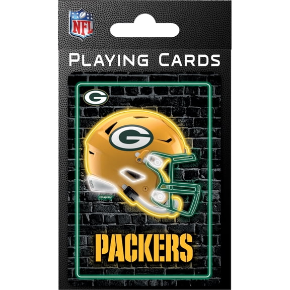 MasterPieces Officially Licensed NFL Green Bay Packers Playing Cards - 54 Card Deck for Adults