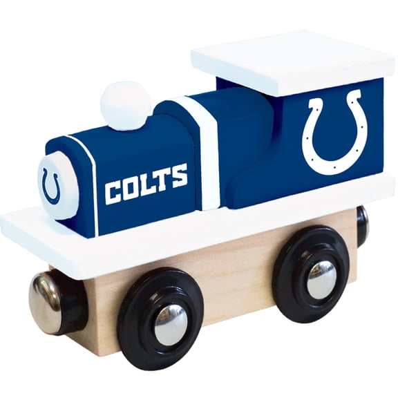 MasterPieces Officially Licensed NFL Indianapolis Colts Wooden Toy Train Engine
