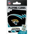 thumbnail image 1 of MasterPieces Officially Licensed NFL Jacksonville Jaguars Playing Cards - 54 Card Deck for Adults, 1 of 4