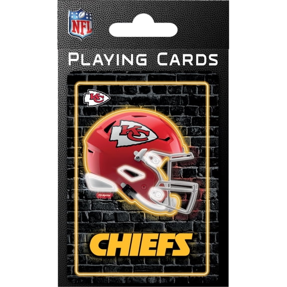 MasterPieces Officially Licensed NFL Kansas City Chiefs Playing Cards - 54 Card Deck for Adults