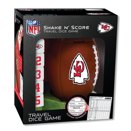 MasterPieces Officially Licensed NFL Kansas City Chiefs Shake N' Score Dice Game