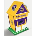 thumbnail image 1 of MasterPieces Officially Licensed NFL Minnesota Vikings outdoor wood birdhouse!, 1 of 3