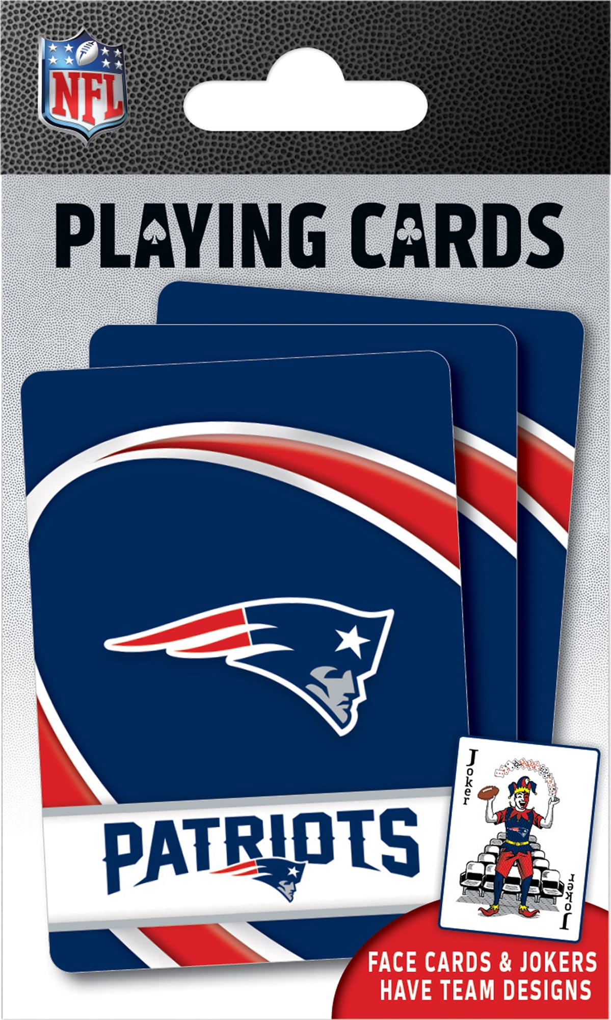 MasterPieces Officially Licensed NFL New England Patriots Playing Cards ...