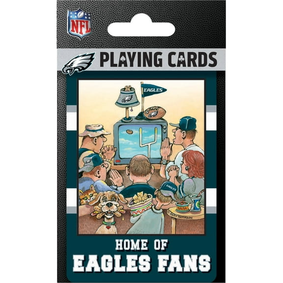 MasterPieces Officially Licensed NFL Philadelphia Eagles Fan Deck Playing Cards - 54 Card Deck