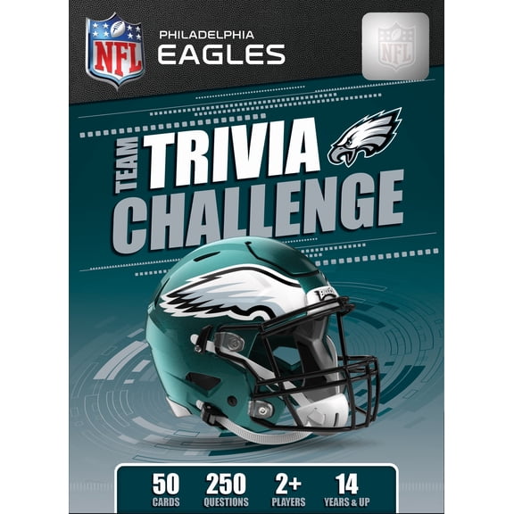 MasterPieces Officially Licensed NFL Philadelphia Eagles Trivia Challenge Card Game