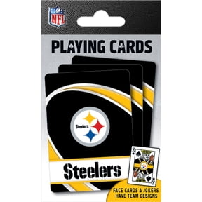 MasterPieces Officially Licensed NFL Pittsburgh Steelers Playing Cards - 54 Card Deck for Adults