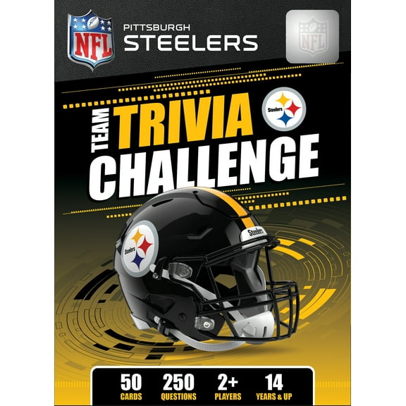 MasterPieces Officially Licensed NFL Pittsburgh Steelers Trivia Challenge Card Game