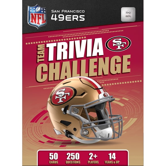 MasterPieces Officially Licensed NFL San Francisco 49ers Trivia Challenge Card Game
