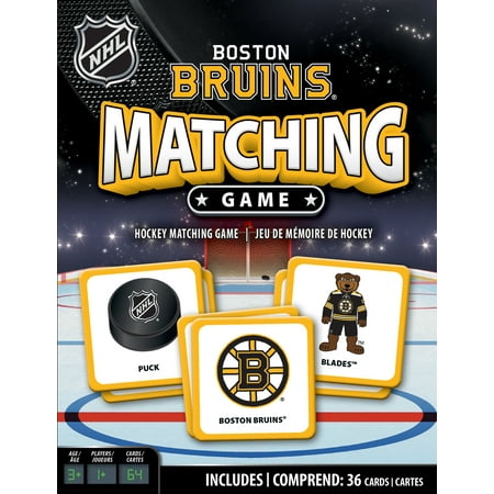 MasterPieces Officially Licensed NHL Boston Bruins Matching Game for Kids and Families