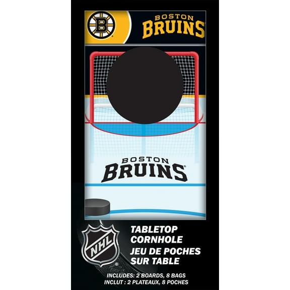 MasterPieces Officially Licensed NHL Boston Bruins Tabletop Cornhole for Adults