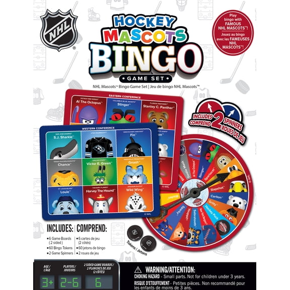 MasterPieces Officially Licensed NHL  - Mascots Bingo Game