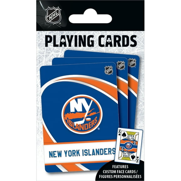 MasterPieces Officially Licensed NHL New York Islanders Playing Cards - 54 Card Deck for Adults