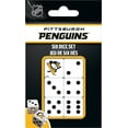 thumbnail image 1 of MasterPieces Officially Licensed NHL Pittsburgh Penguins - 6 Piece D6 Gaming Dice Set Ages 6 and Up, 1 of 3