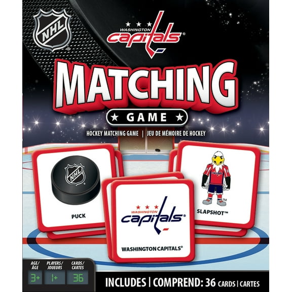 MasterPieces Officially Licensed NHL Washington Capitals Matching Game for Kids and Families