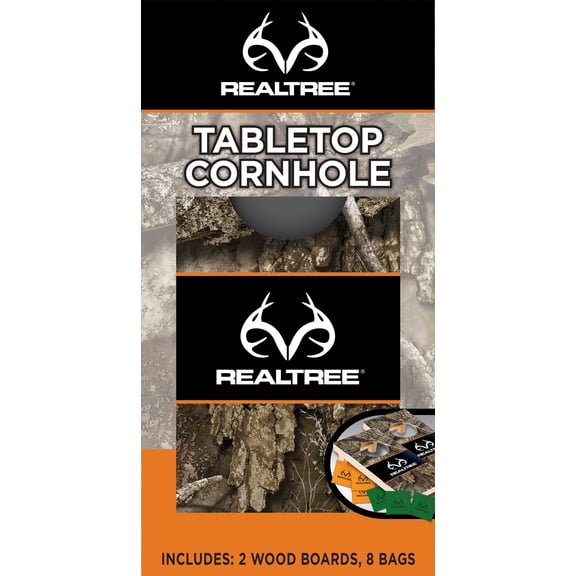 MasterPieces Officially Licensed Realtree Tabletop Cornhole Game for Families