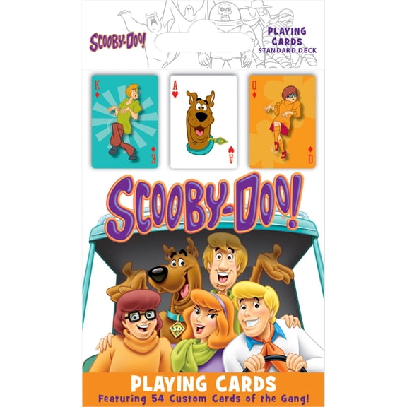 MasterPieces Officially Licensed Scooby-Doo! Playing Cards - 54 Card Deck for Adults