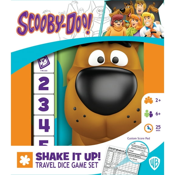 MasterPieces Scooby-Doo Shake It Up Dice Game for Families & Kids Ages 6+ | Toss Up Dice Game