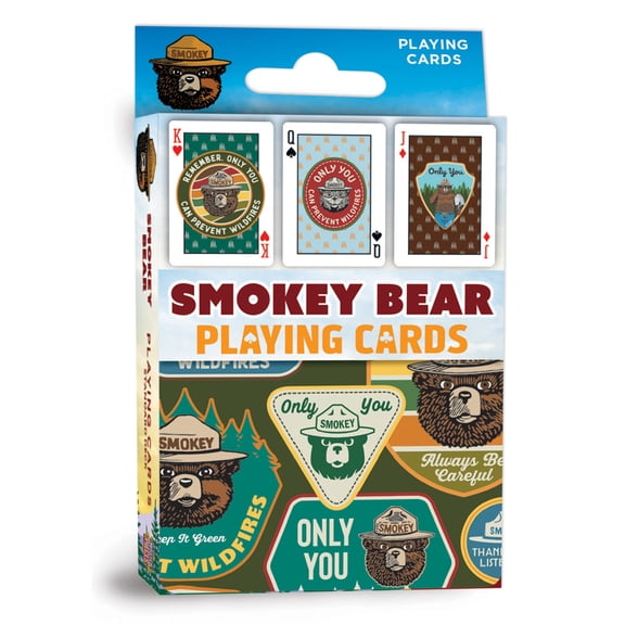 MasterPieces Officially Licensed Smoky Bear Playing Cards - 54 Card Deck