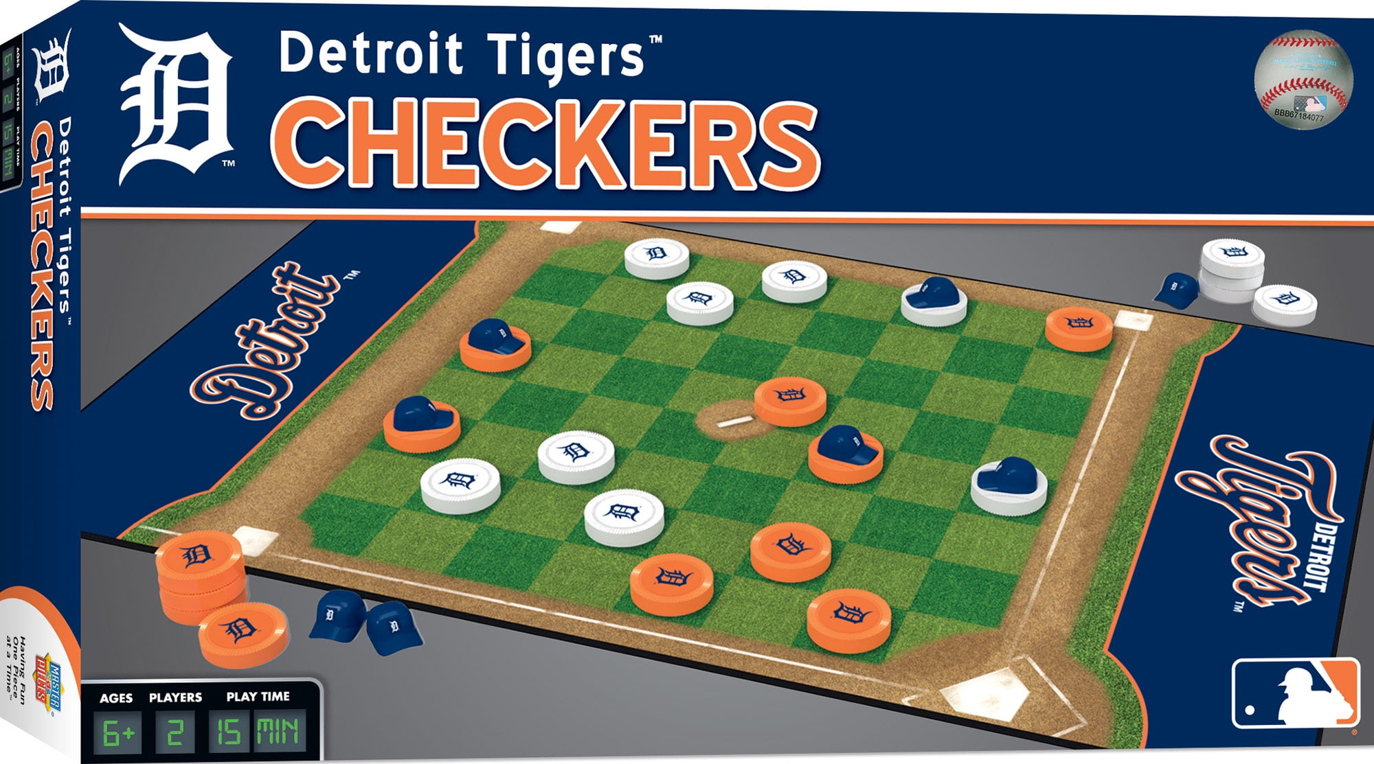 MLB Detroit Tigers Checkers Game for Kids and Adults Nepal | Ubuy