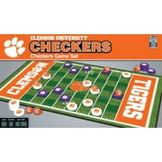 MasterPieces Officially licensed NCAA Clemson Tigers Checkers Board Game for Families and Kids ages 6 and Up