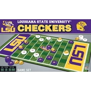 MasterPieces Officially licensed NCAA LSU Tigers Checkers Board Game for Families and Kids ages 6 and Up