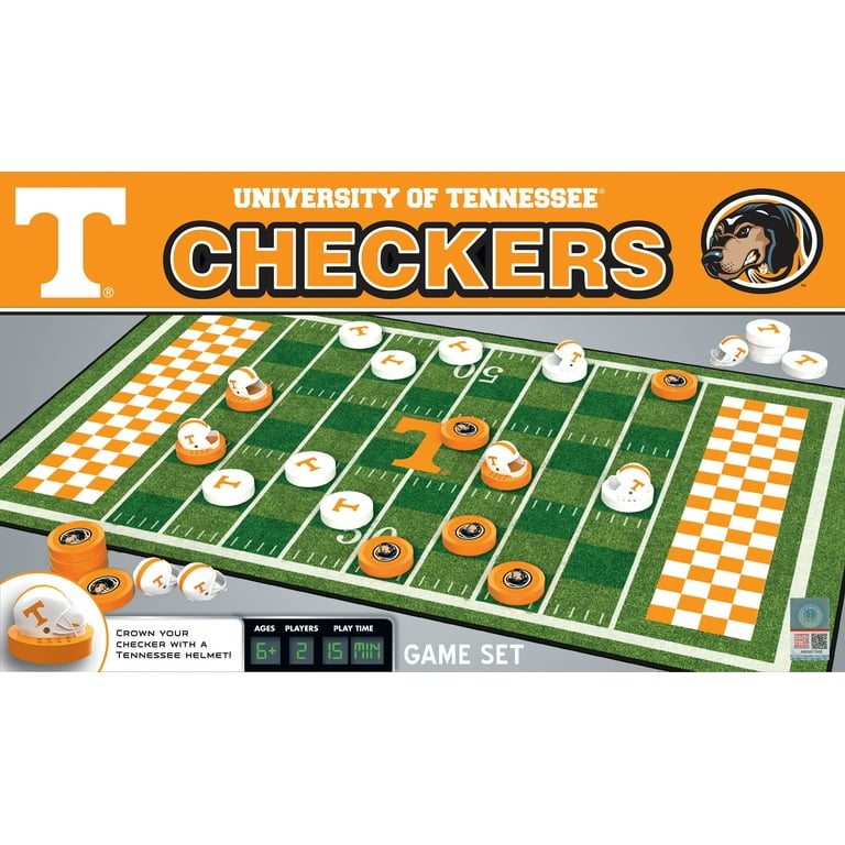 MasterPieces NCAA Tennessee Volunteers Checkers Board Game