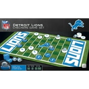 MasterPieces Officially licensed NFL Detroit Lions Checkers Board Game for Families and Kids ages 6 and Up