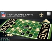 MasterPieces Officially licensed NFL New Orleans Saints Checkers Board Game for Families and Kids ages 6 and Up