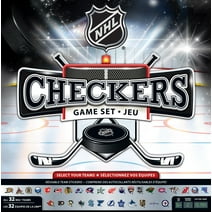 MasterPieces Officially licensed NHL League-NHL Checkers Board Game for Families and Kids ages 6 and Up