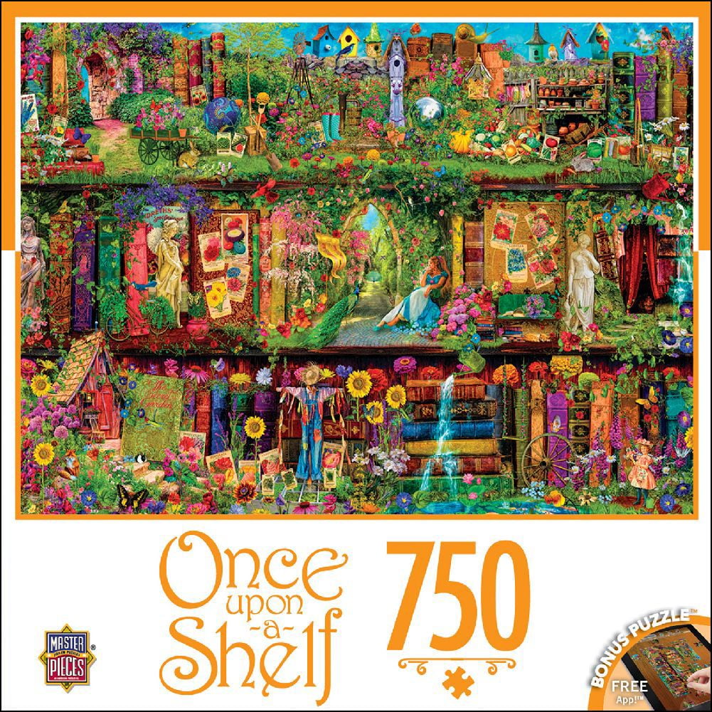 MasterPieces Once Upon a Shelf Mystical Garden - Garden of Books
