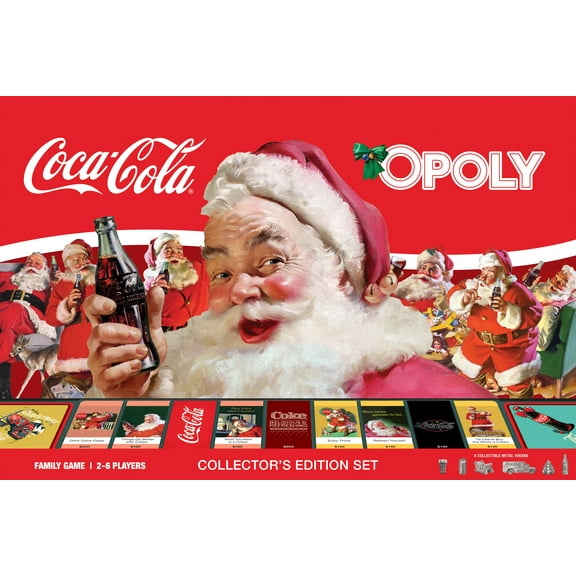 MasterPieces Opoly Family Board Games - Coca-Cola Holiday Opoly