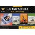 thumbnail image 1 of MasterPieces U.S. Army Opoly Board Game - Military Tanks, Collectible Tokens, Ages 8+, 2-6 Players, 1 of 4