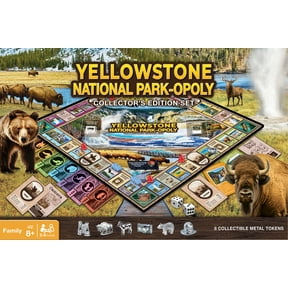 MasterPieces Yellowstone National Park Opoly Board Game - Family Fun, Educational Trivia Game