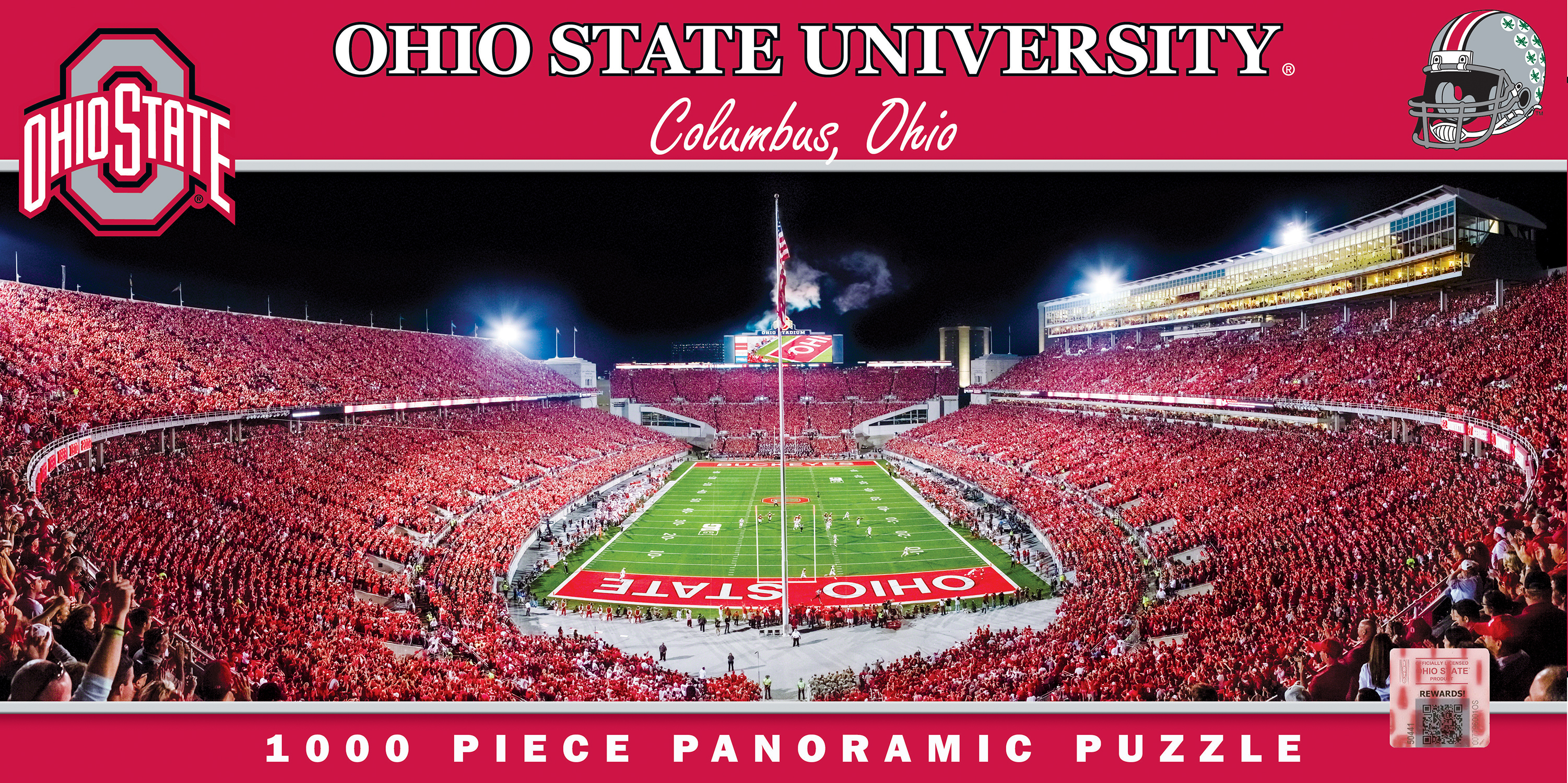 MasterPieces Panoramic Puzzle - NCAA Ohio State Buckeyes Endzone View - image 1 of 4
