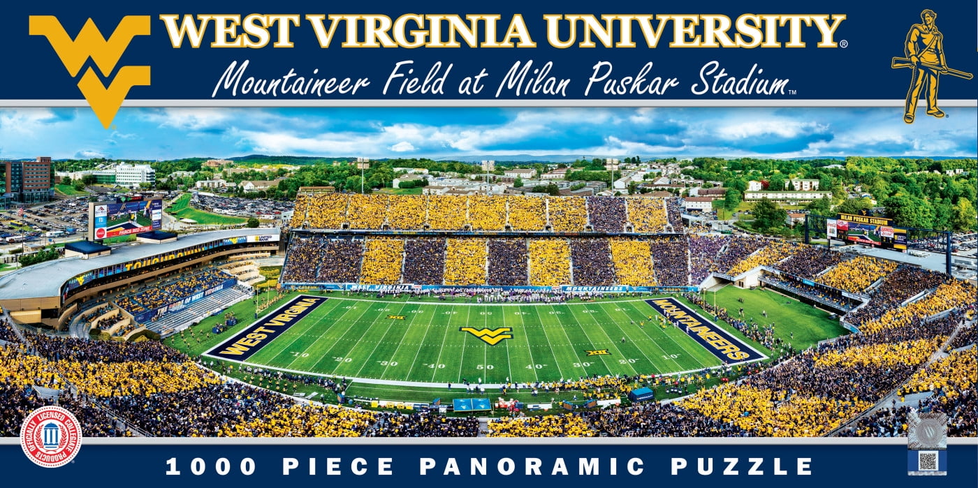 MasterPieces Panoramic Puzzle - NCAA West Virginia Mountaineers Center ...