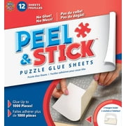 MasterPieces - Peel & Stick Jigsaw Puzzle Glue Sheets, 12 Adhesive Sheets