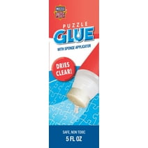 MasterPieces - Puzzle Glue with Sponge Applicator, 5oz - Clear