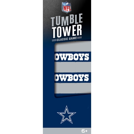 MasterPieces Real Wood Block Tumble Towers - NFL Dallas Cowboys
