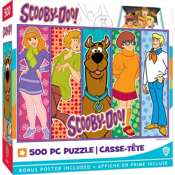 MasterPieces Scooby-Doo Characters Jigsaw Puzzle - Interlocking, Adult - 500 Piece