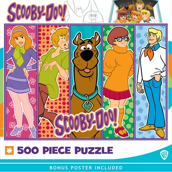 MasterPieces Scooby-Doo Characters Jigsaw Puzzle - Interlocking, Adult - 500 Piece
