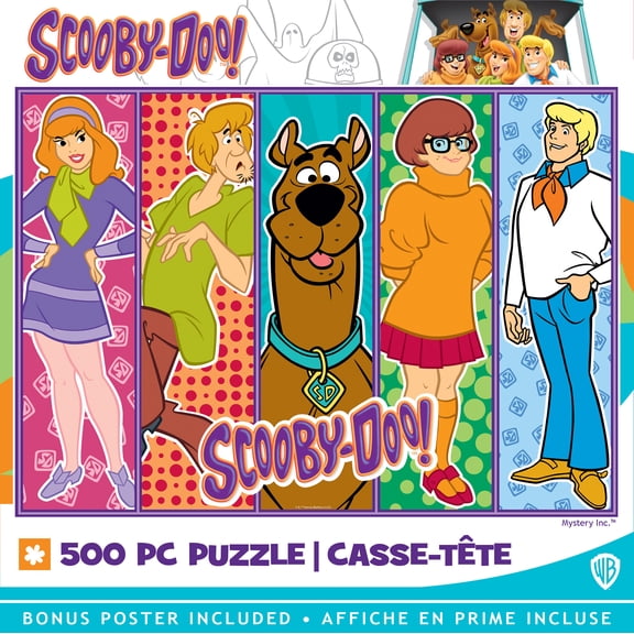 MasterPieces Scooby-Doo Characters Jigsaw Puzzle - Interlocking, Adult - 500 Piece