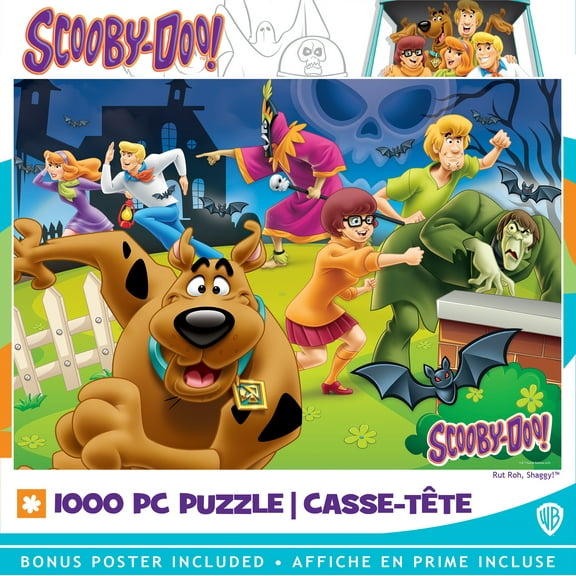 MasterPieces - Scooby-Doo! - Ruh Roh, Shaggy! 1000 Piece Jigsaw Puzzle for Adults