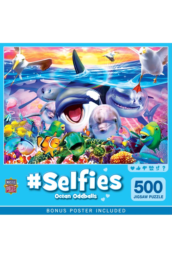 Selfies - Ocean Oddballs 500 Piece Jigsaw Puzzle