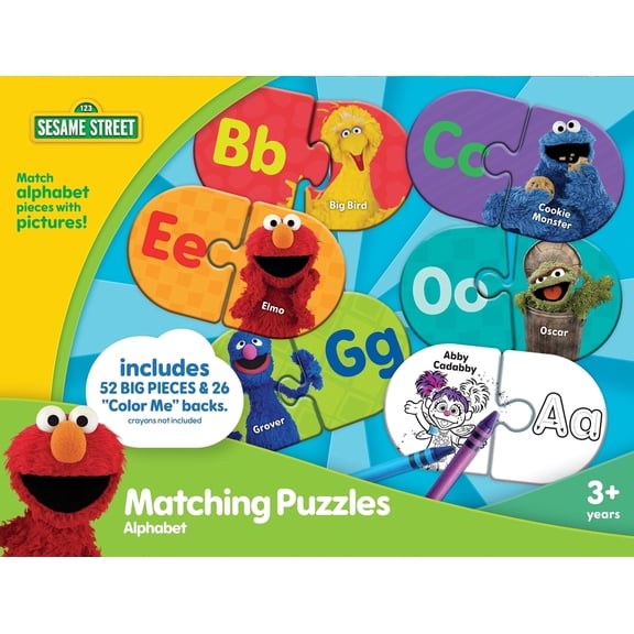 MasterPieces Sesame Street - Alphabet Matching Jigsaw Puzzles