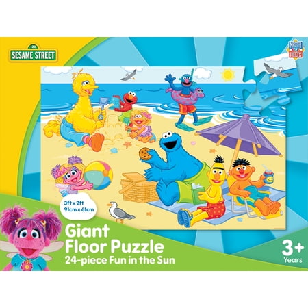 MasterPieces Sesame Street - Fun in The Sun 24 Piece Floor Jigsaw Puzzle