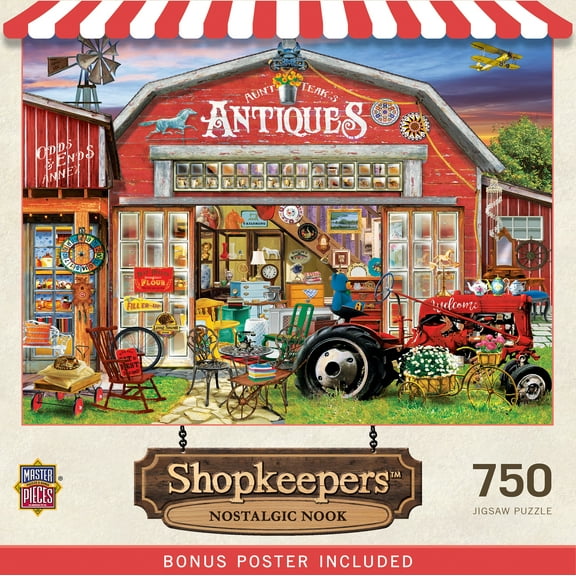 MasterPieces Shopkeepers - Nostalgic Nook 750 Piece Jigsaw Puzzle